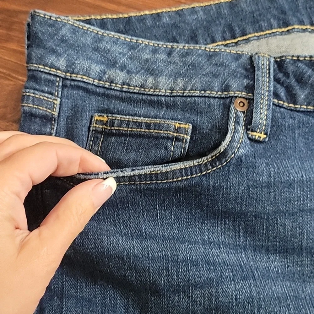 SKINNY BERMUDA DENIM SHORTS - Picture 3 of 7